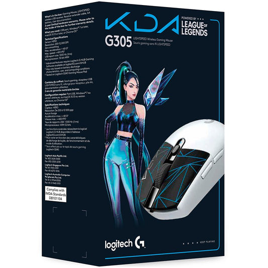 LOGITECH G305 LOL LIGHTSPEED Wireless Gaming Mouse - K/DA - EWR2