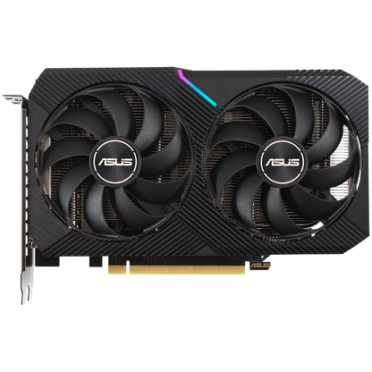 ASUS Video Card NVidia Dual GeForce RTX 3060 V2 OC Edition 12GB GDDR6 VGA with two powerful Axial-tech fans and a 2-slot design for broad compatibility, PCIe 4.0, 1xHDMI 2.1, 3xDisplayPort 1.4a
