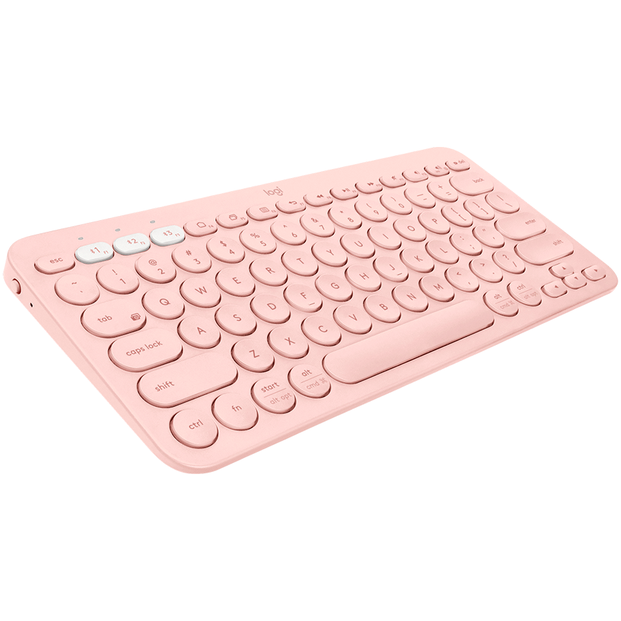 LOGITECH K380 Multi-Device Bluetooth Keyboard - ROSE - ARA