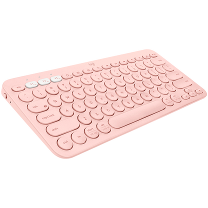 LOGITECH K380 Multi-Device Bluetooth Keyboard - ROSE - ARA