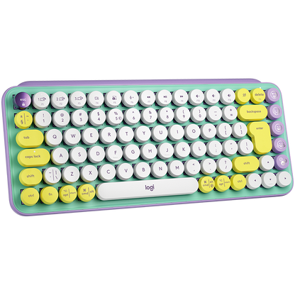 LOGITECH POP Keys Bluetooth Mechanical Keyboard - DAYDREAM MINT - US INT'L