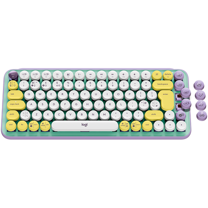 LOGITECH POP Keys Bluetooth Mechanical Keyboard - DAYDREAM MINT - US INT'L