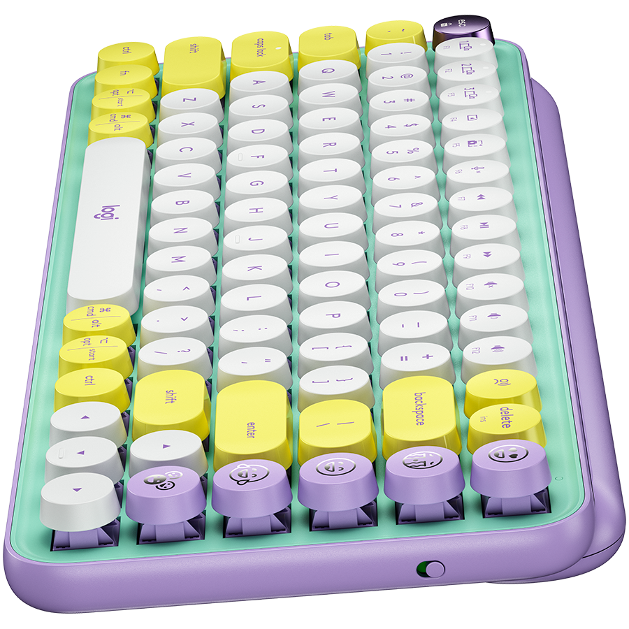 LOGITECH POP Keys Bluetooth Mechanical Keyboard - DAYDREAM MINT - US INT'L