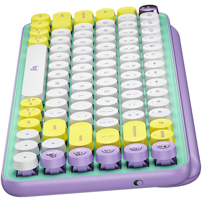 LOGITECH POP Keys Bluetooth Mechanical Keyboard - DAYDREAM MINT - US INT'L
