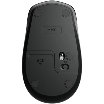 LOGITECH M190 Wireless Mouse - MID GREY