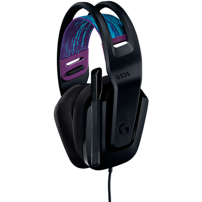 LOGITECH G335 Wired Gaming Headset - BLACK - 3.5 MM