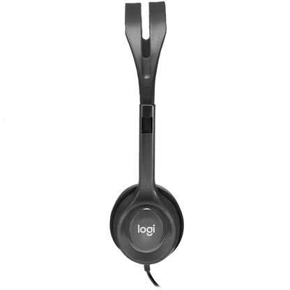 LOGITECH H111 Corded Stereo Headset - BLACK - 3.5 MM