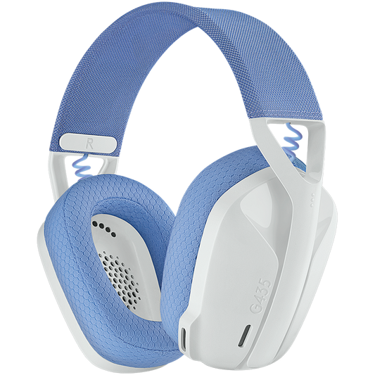 LOGITECH G435 LIGHTSPEED Wireless Gaming Headset - WHITE