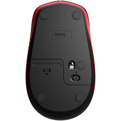 LOGITECH M190 Wireless Mouse - RED