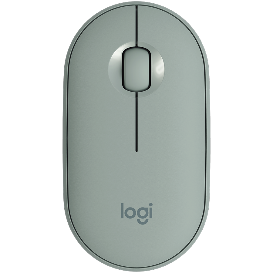 LOGITECH M350 Pebble Bluetooth Mouse - EUCALYPTUS