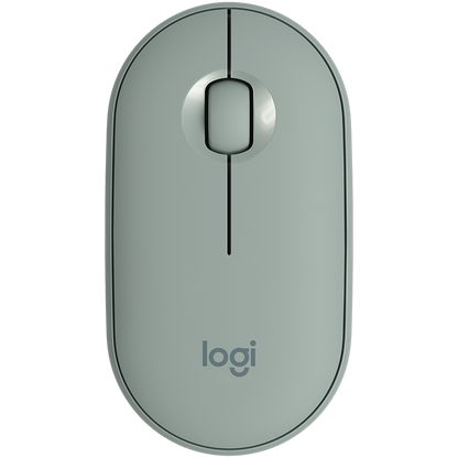 LOGITECH M350 Pebble Bluetooth Mouse - EUCALYPTUS