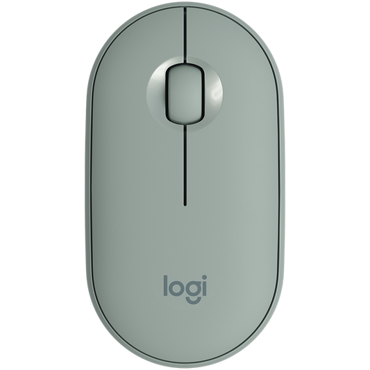 LOGITECH M350 Pebble Bluetooth Mouse - EUCALYPTUS
