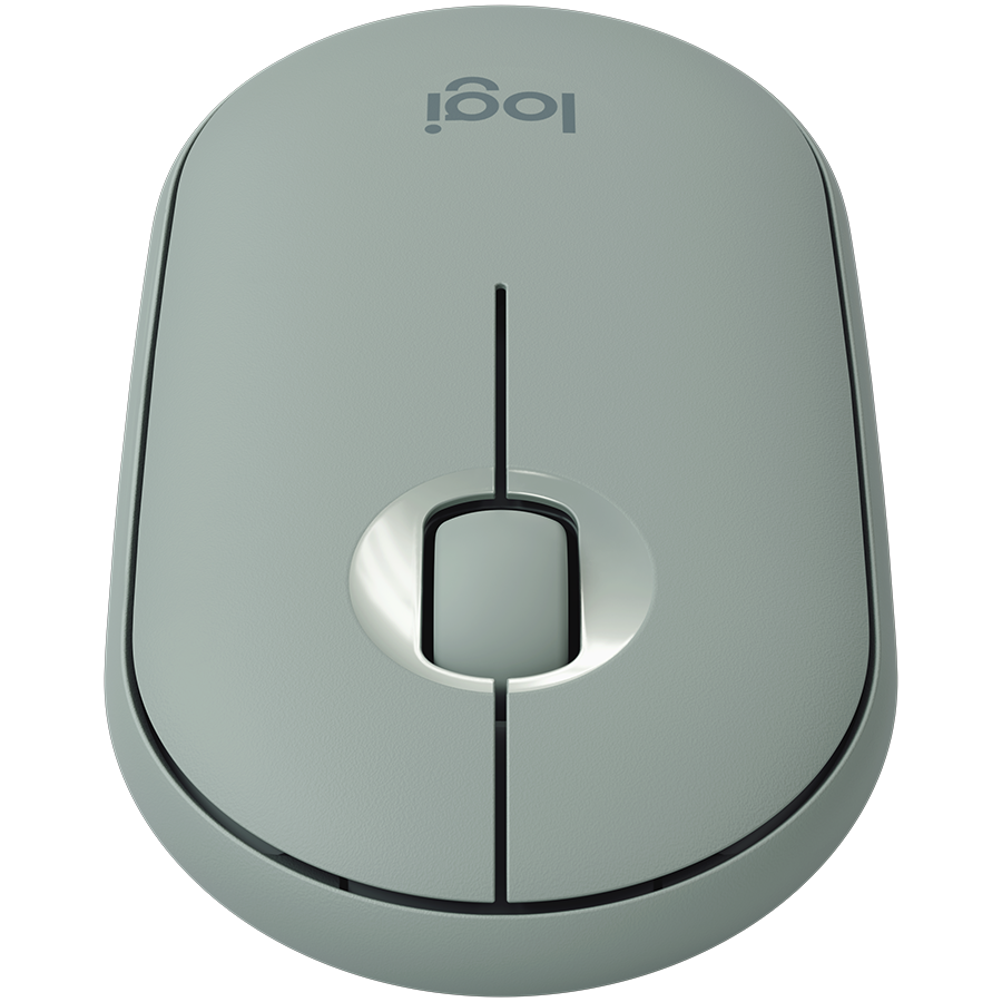 LOGITECH M350 Pebble Bluetooth Mouse - EUCALYPTUS