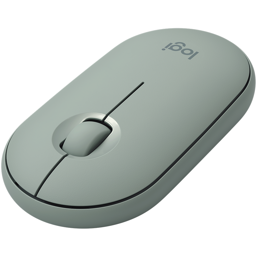 LOGITECH M350 Pebble Bluetooth Mouse - EUCALYPTUS