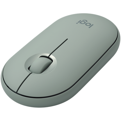 LOGITECH M350 Pebble Bluetooth Mouse - EUCALYPTUS