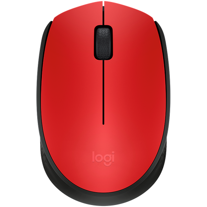 LOGITECH M171 Wireless Mouse - RED