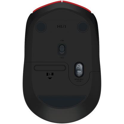 LOGITECH M171 Wireless Mouse - RED