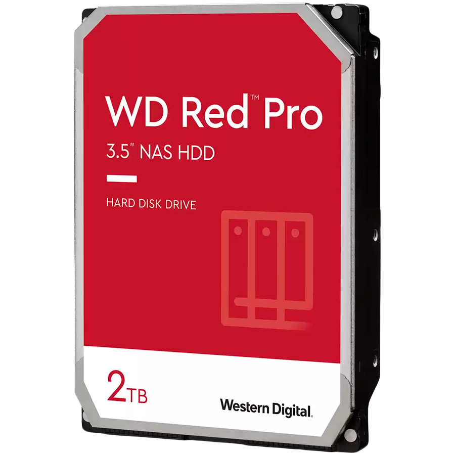 HDD NAS WD Red Pro (3.5'', 2TB, 64MB, 7200 RPM, SATA 6 Gb/s)