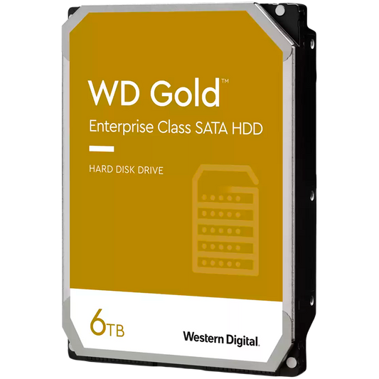 HDD Server WD Gold (3.5'', 6TB, 128MB, 7200 RPM, SATA 6 Gb/s)