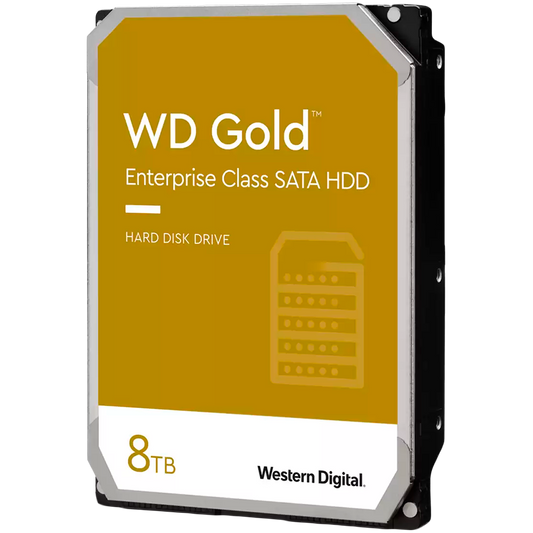 HDD Server WD Gold (3.5'', 8TB, 256MB, 7200 RPM, SATA 6 Gb/s)