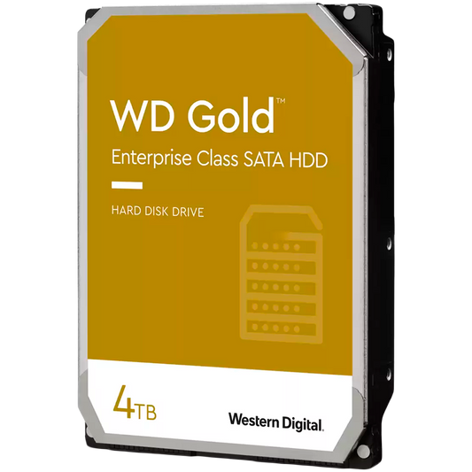 HDD Server WD Gold (3.5'', 4TB, 256MB, 7200 RPM, SATA 6 Gb/s)