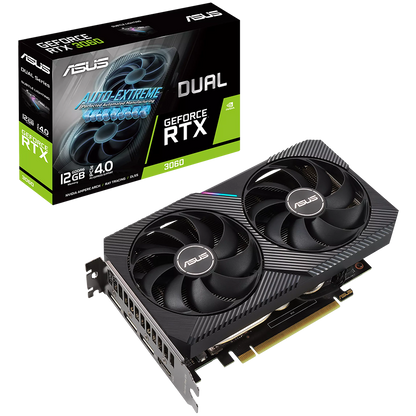 ASUS Video Card NVidia DUAL-RTX3060-12G-V2//RTX3060,HDMI*1,DP*3,12G,D6
