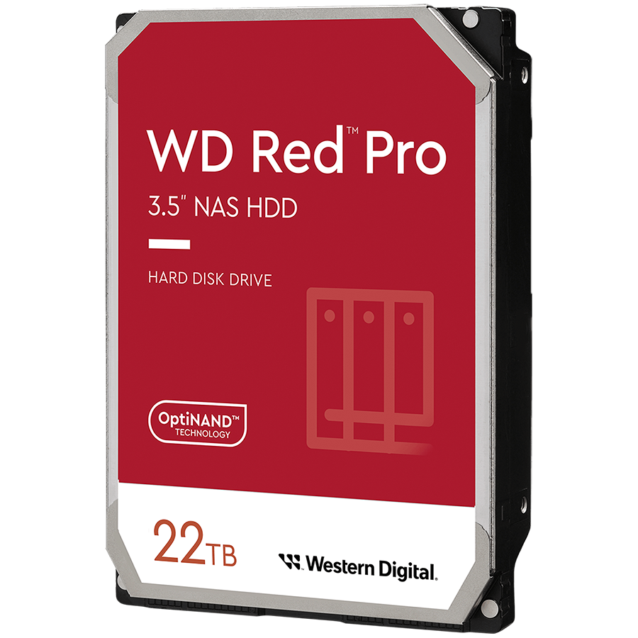 HDD Desktop WD Red Pro (3.5'', 22TB, 512MB, 7200 RPM, SATA 6 Gb/s)