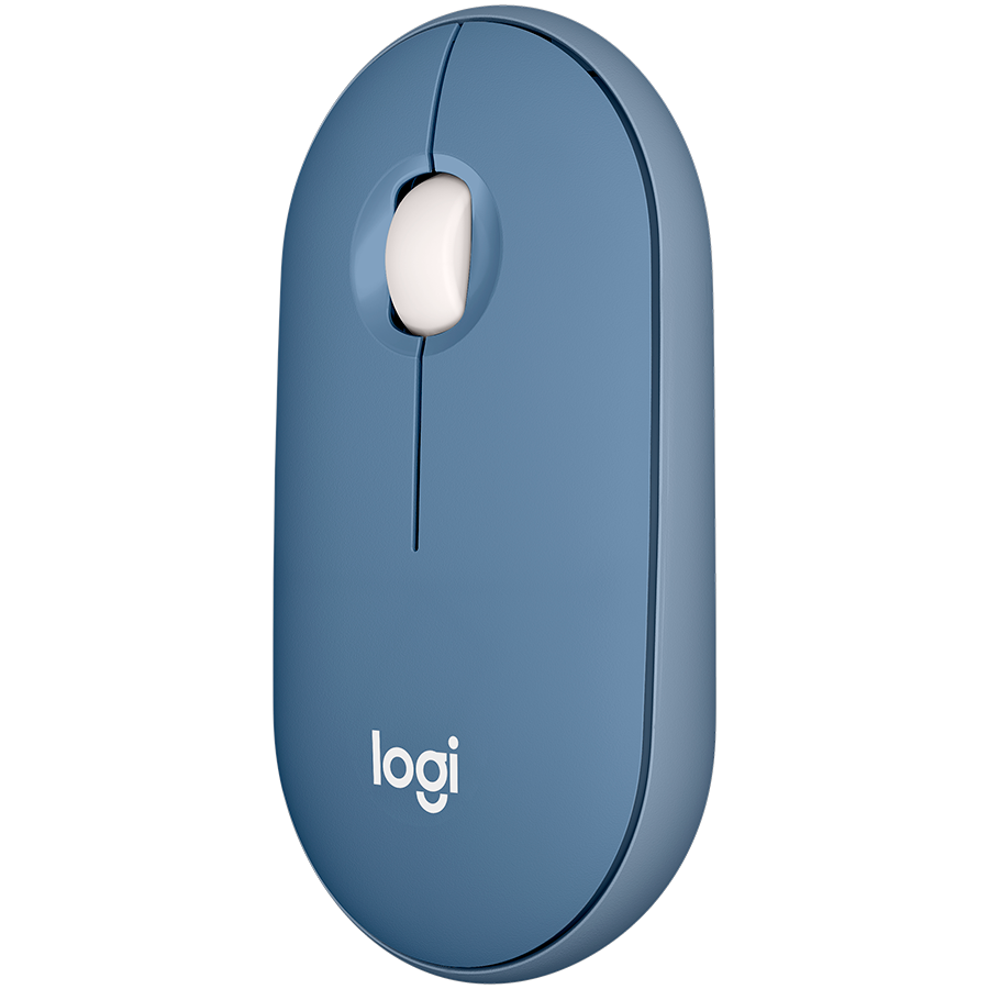 LOGITECH M350 Pebble Bluetooth Mouse - BLUEBERRY