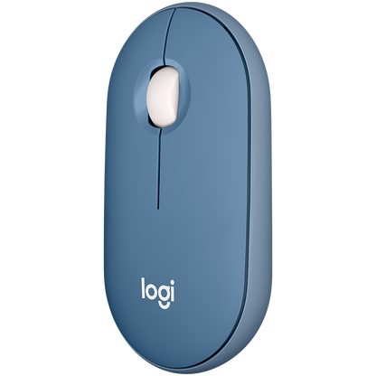 LOGITECH M350 Pebble Bluetooth Mouse - BLUEBERRY