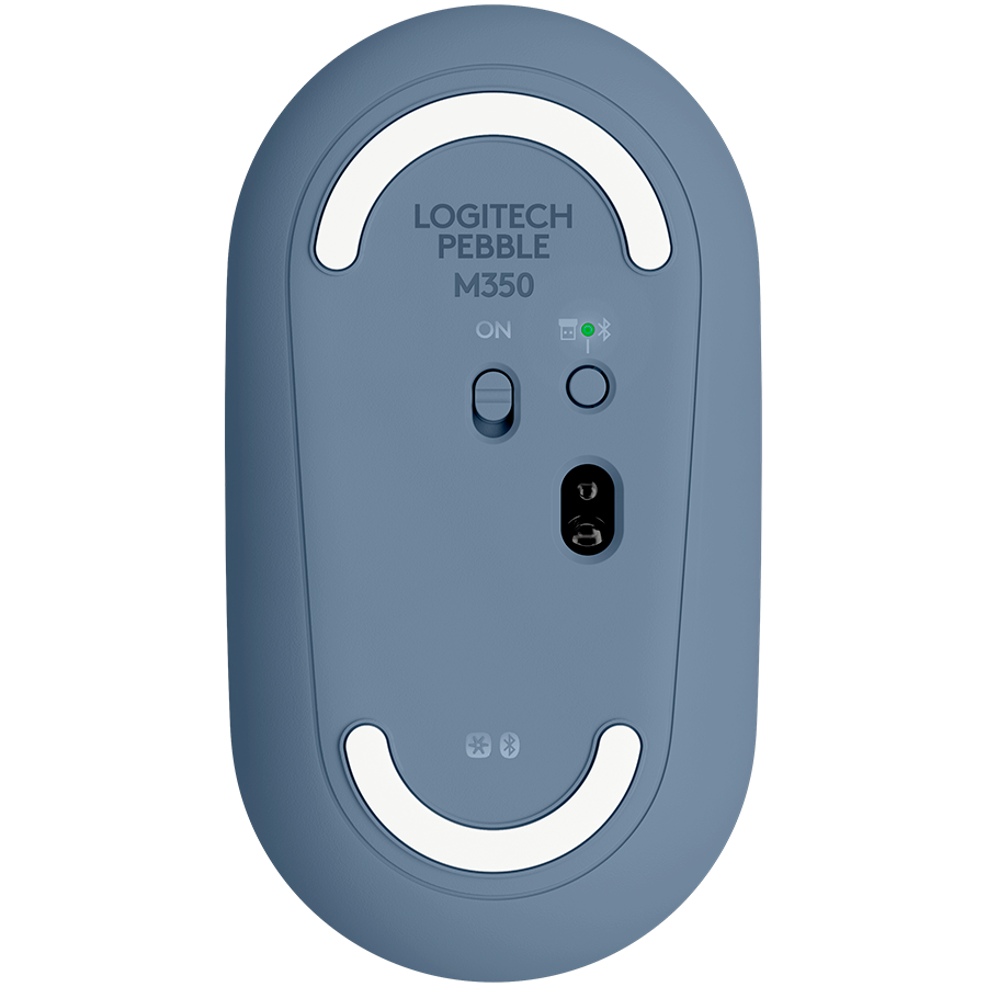 LOGITECH M350 Pebble Bluetooth Mouse - BLUEBERRY