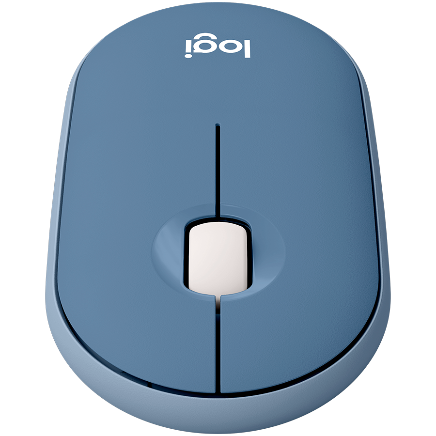 LOGITECH M350 Pebble Bluetooth Mouse - BLUEBERRY