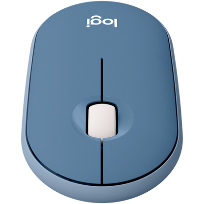 LOGITECH M350 Pebble Bluetooth Mouse - BLUEBERRY