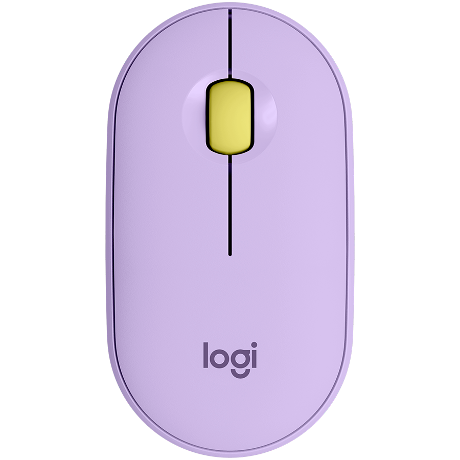 LOGITECH M350 Pebble Bluetooth Mouse - LAVENDER LEMONADE