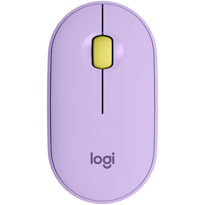 LOGITECH M350 Pebble Bluetooth Mouse - LAVENDER LEMONADE
