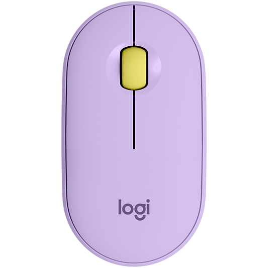 LOGITECH M350 Pebble Bluetooth Mouse - LAVENDER LEMONADE