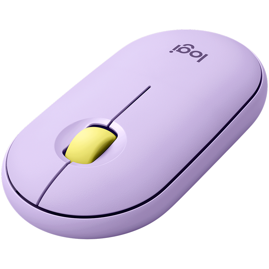LOGITECH M350 Pebble Bluetooth Mouse - LAVENDER LEMONADE