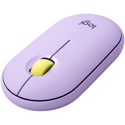 LOGITECH M350 Pebble Bluetooth Mouse - LAVENDER LEMONADE