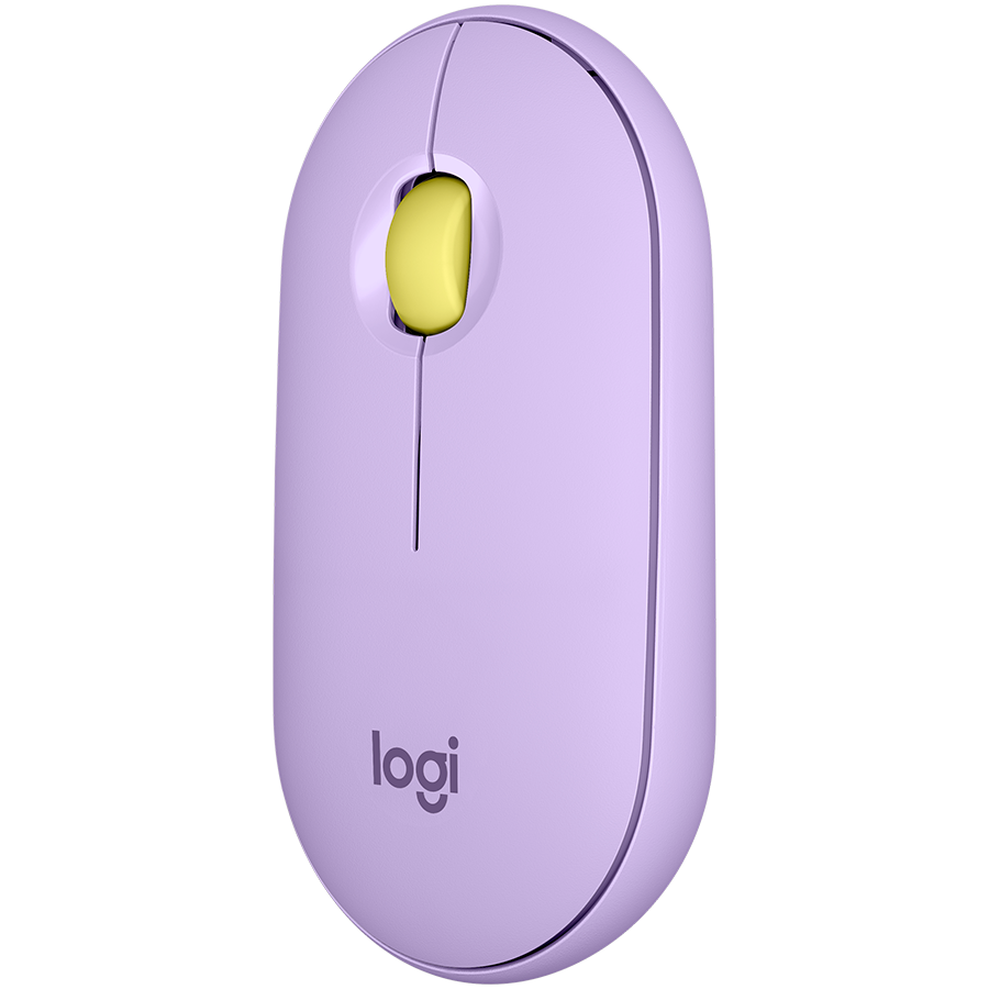 LOGITECH M350 Pebble Bluetooth Mouse - LAVENDER LEMONADE