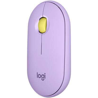LOGITECH M350 Pebble Bluetooth Mouse - LAVENDER LEMONADE