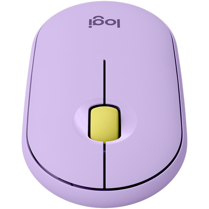 LOGITECH M350 Pebble Bluetooth Mouse - LAVENDER LEMONADE