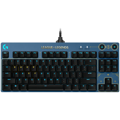 LOGITECH G PRO TKL LOL Corded Mechanical Gaming Keyboard - WAVE2 - US INT'L - USB - TACTILE
