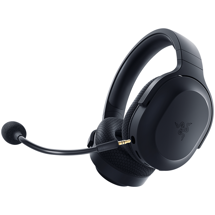 Razer Barracuda X Black Wireless Multi-platform Gaming and Mobile Headset, Razer TriForce 40mm Drivers, Detachable HyperClear Cardioid Mic, Ultra-soft FlowKnit mem foam, 7.1 audio, 50hrs, Dual Wireless, Type-C, Compatible PC, PlaySt, MD, Android, iOs