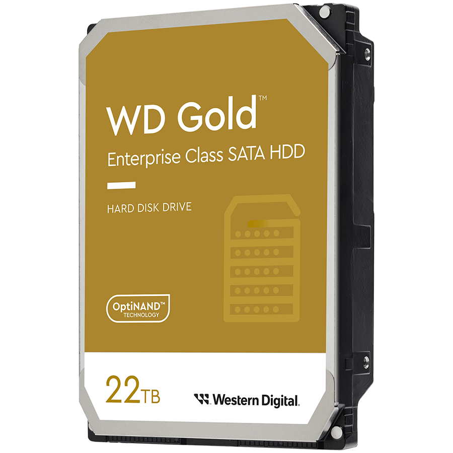 HDD Server WD Gold (3.5'', 22TB, 512MB, 7200 RPM, SATA 6 Gb/s)