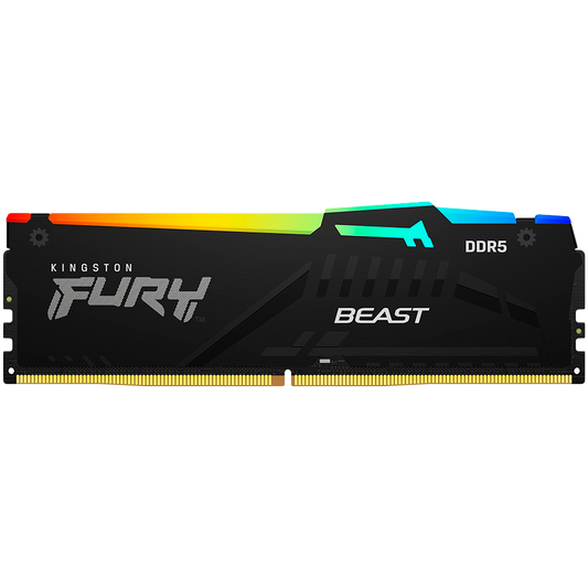 Kingston DRAM 8GB 5200MT/s DDR5 CL36 DIMM FURY Beast RGB EXPO