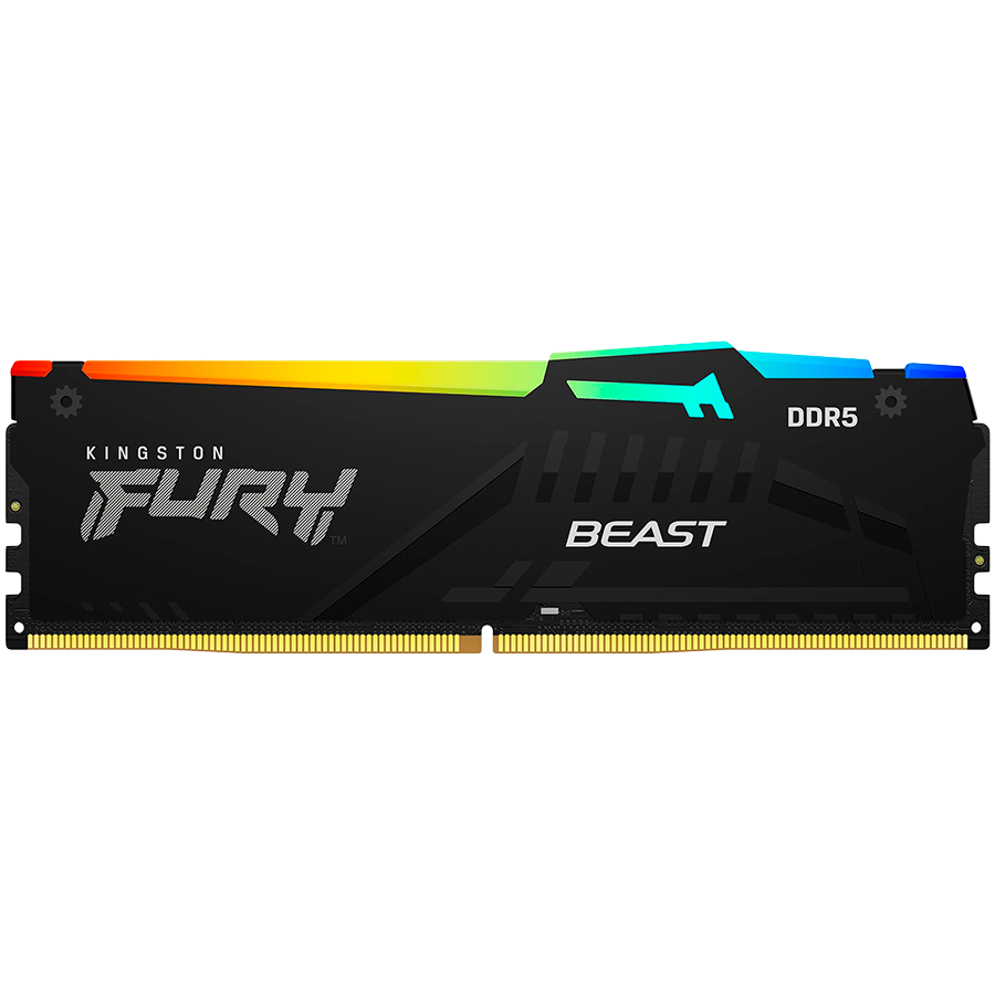 Kingston DRAM 64GB 5600MT/s DDR5 CL36 DIMM (Kit of 2) FURY Beast RGB EXPO