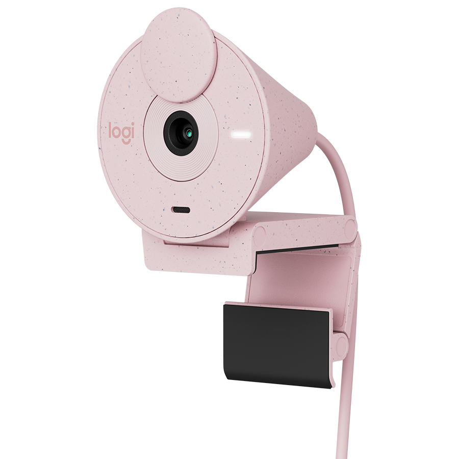 Logitech Brio 300 Full HD webcam - Rose - Usb-c – product photo