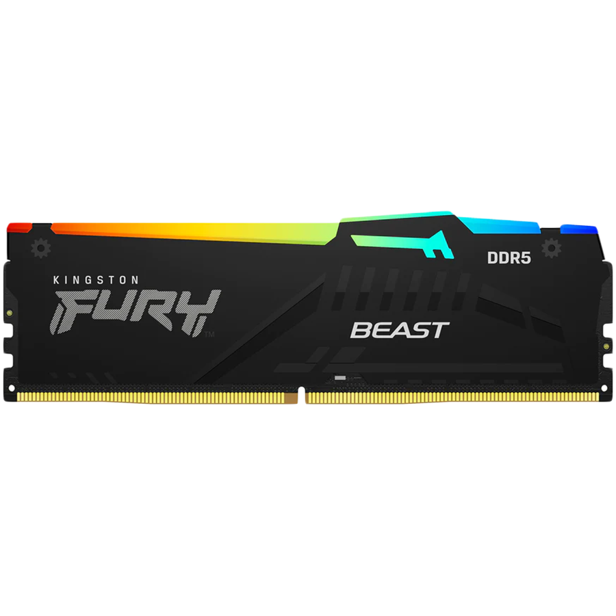 Kingston DRAM 16GB 5200MT/s DDR5 CL36 DIMM FURY Beast RGB EXPO