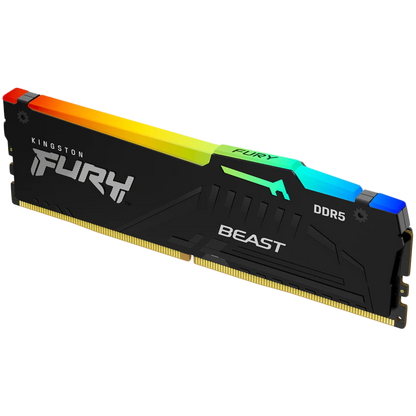 Kingston DRAM 16GB 5200MT/s DDR5 CL36 DIMM FURY Beast RGB EXPO