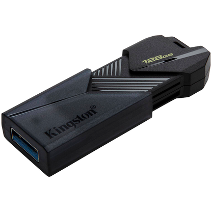 Kingston 128GB Portable USB 3.2 Gen 1 DataTraveler Exodia Onyx