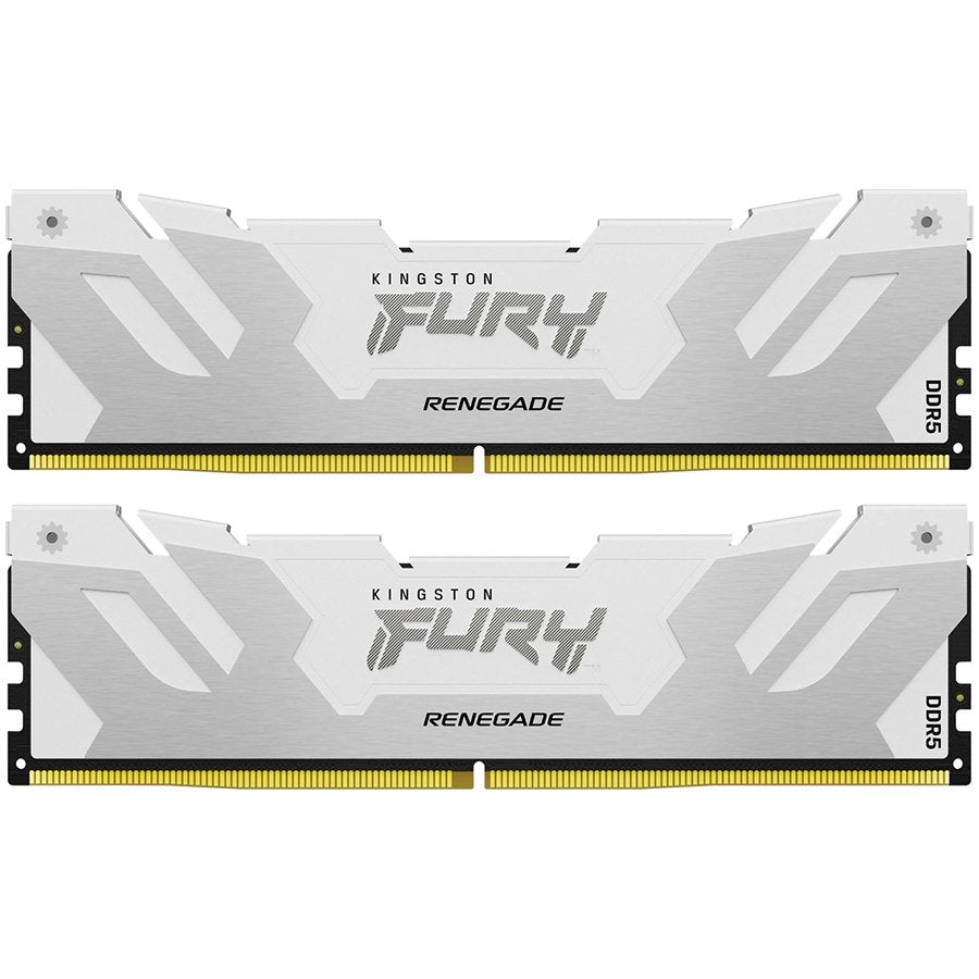 Kingston 32GB 6400MT/s DDR5 CL32 DIMM (Kit of 2) FURY Renegade White XMP